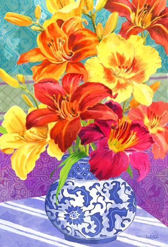 Daylilies-Bouquet