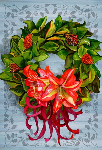 Magnolia-wreath