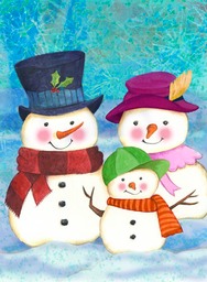 snowman-family